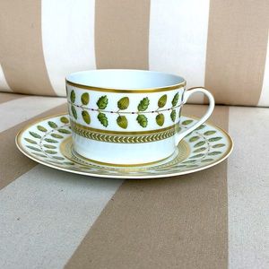 Bernardaud Constance Breakfast Cup and Saucer